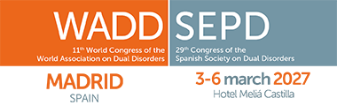 WADD-SEPD 2027. Congress of Dual Disorders, Madrid. Spain, 3-6 march.